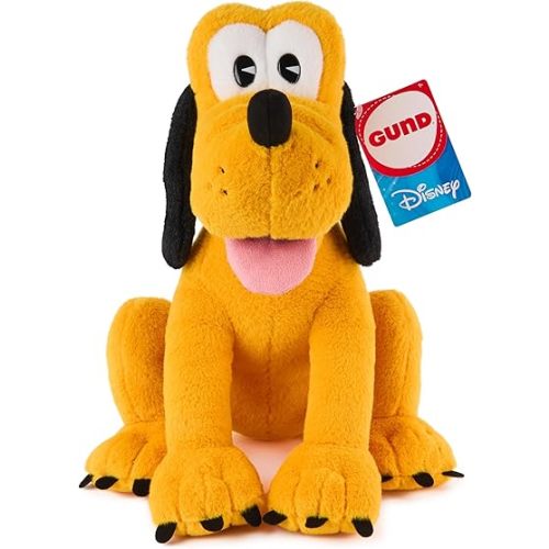 GUND Disney Official Pluto Classic Plush, Mickey and Friends, Deluxe Collector Stuffed Animal for Ages 1 and Up, Yellow, 14”