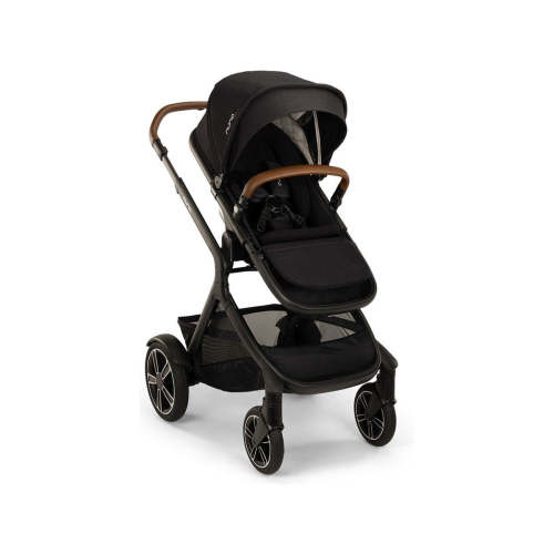 Nuna DEMI Next Stroller + Rider Board – Caviar/Cognac