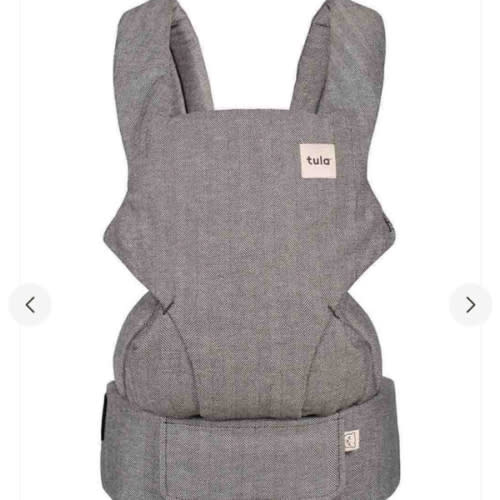 Explore Linen Baby Carrier: Ash Grey | Baby Tula Linen Collection – Baby Tula US
