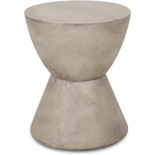Christopher Knight Home 313408 Side Table, Light Gray