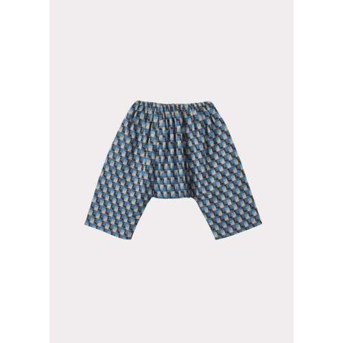 Kids Caramel LINUM BABY COTTON TROUSERS - GEO PRINT | Garmentory
