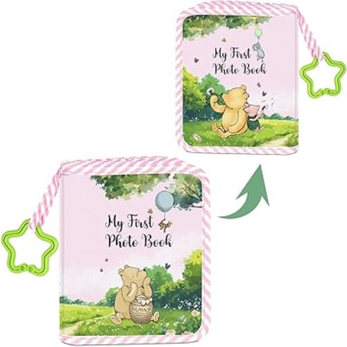 Winnie Baby Photo Album, My First Family Photo Album for Baby, Winnie Baby Shower, Baby Memory Album, Baby Shower, Pooh Baby Birthday Decor, My First Photo Book for Newborn Toddler