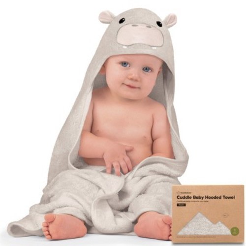 KeaBabies Cuddle Baby Hooded Towel, Organic Baby Bath Towel, Hooded Baby Towels, Baby Beach Towel for Newborn, Kids