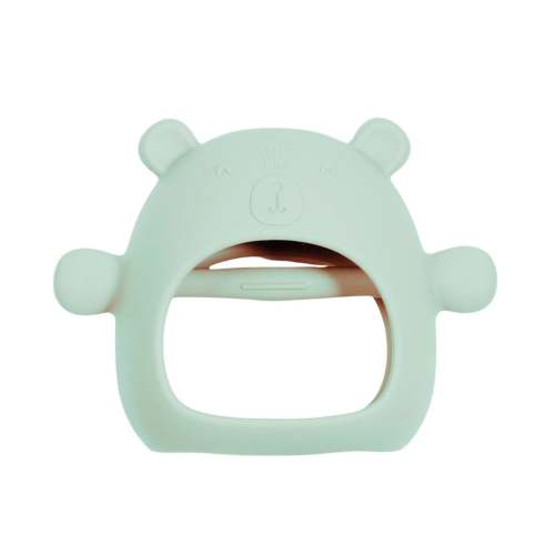 Mitaine de Dentition en Silicone - Ours Sauge