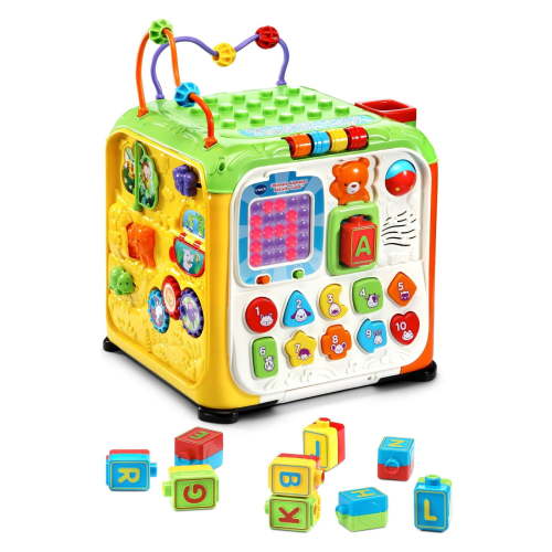 VTech Ultimate Alphabet Activity Cube, Activity Toy for Infants, Yellow