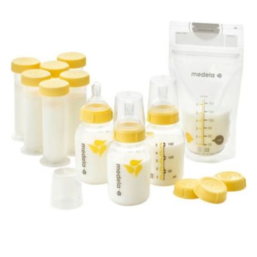 Medela® Breast Milk Feeding Gift Set - FROSTY CLEAR - GIFT SETS