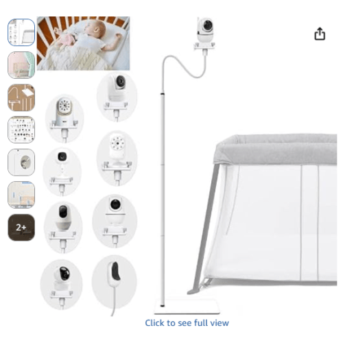 EYSAFT Baby Monitor Floor Stand Holder Mount Compactible for Nanit Pro & Flex Stand,Infant Optics DXR-8 Pro,VTech,Momcozy,HelloBaby,VAVA,nooie IPC100,Motorola VM75/VM50G/VM44 : Baby