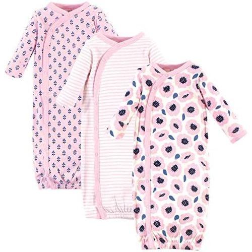 Touched by Nature Baby Girls' Organic Cotton Kimono Gowns