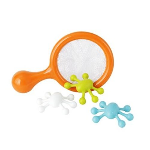 Boon Water Bugs Floating Bath Toys with Net - Orange