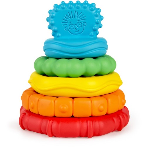 Baby Einstein Stack & Teethe Multi-Textured Teether Toy