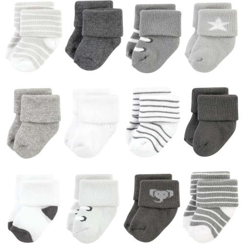 Baby Girls' Cotton Rich Newborn and Terry Socks