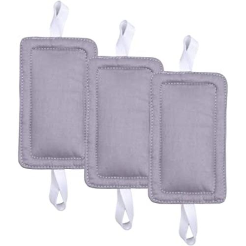 Door Silencer Door Jammer Door Closer Cushion Nursery Door Silencer Door Latch Cover 3 Pack for Noise Reducing Quiet Doors Baby Toddler Safety 3.25 x 5.5 Inch (New Grey)