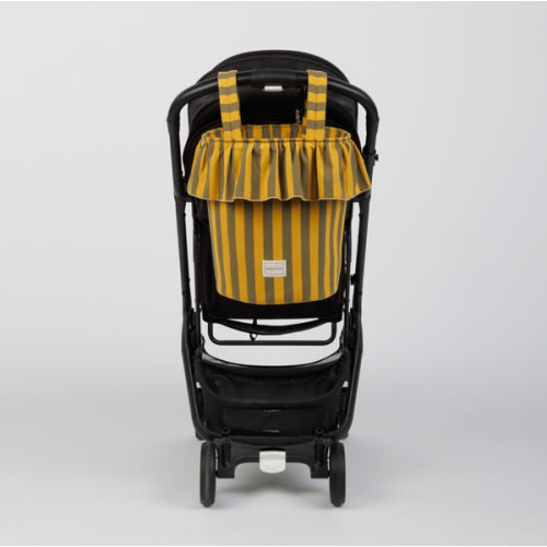 Basket Rayas - Olive + Gold - Minicoton