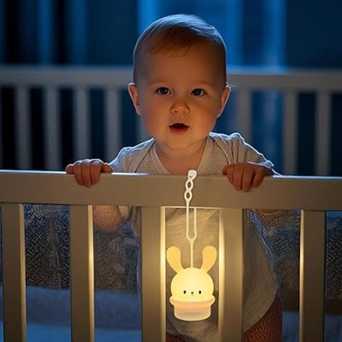 Night Light for Baby Cribs - Portable Rechargeable Led Light