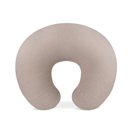 Nursing Pillow Covers, Muslin Nursing Cover for Breastfeeding Pillows, Comfortable for Baby Girls and Boys (Shadow)