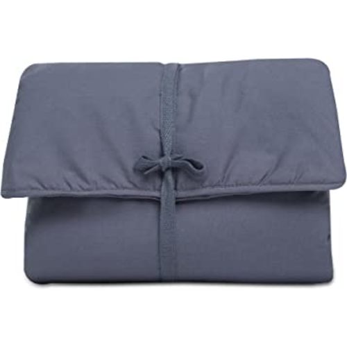 Natemia Baby Portable Diaper Changing Pad - Portable Changing Pad for Baby, Flexible Design for Travel, Machine Washable Percale Cotton, Made in Turkey, Baby Essentials