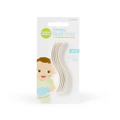Frida Baby NailFrida The S-Curved Baby Nail Files, Nail Trimmer for Baby, Designed for Small Fingers, 5 Count