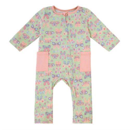 UVSkinz Certified UPF 50+ Baby Long Sleeve Everyday Romper