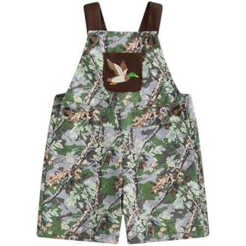 Rtnnsbbfcm Toddler Baby Boy Outfits Jungle Overalls Romper Hunting Clothes