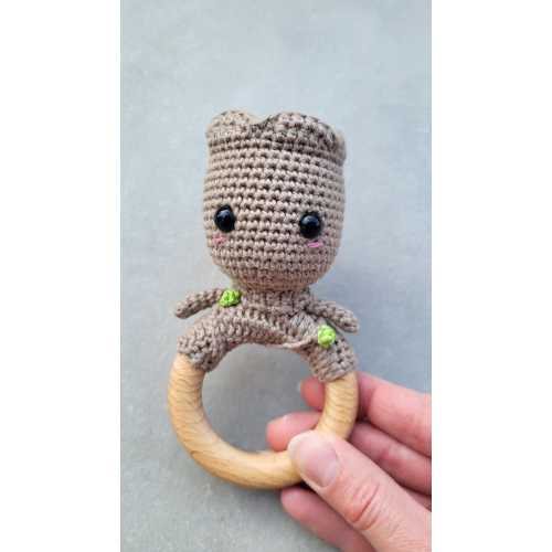 Baby rattle teething ring grasping toy "Groot" Guardians of the Galaxy