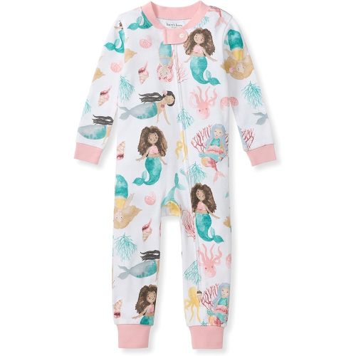 Burt's Bees Baby baby-girls Sleepers, 100% Organic Cotton, One-piece Zip Up Footless Jumpsuit, Snug Fit Pajamas
