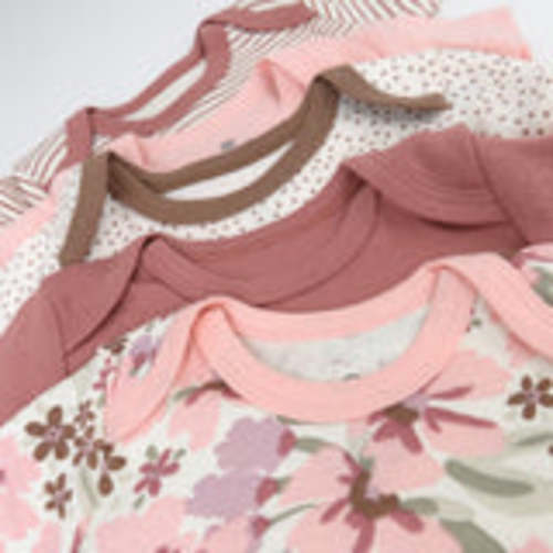 5-Pack Organic Cotton Short Sleeve Bodysuits | Honest Baby Clothing