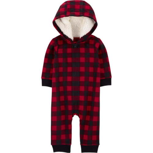 Carter's Child of Mine Baby Boy Hooded Jumpsuit, One-Piece, Sizes 0/3-24 Months