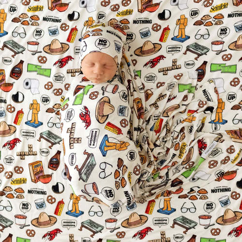Seinfeld Swaddle Beanie Set