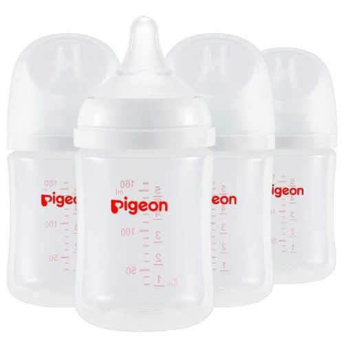 Pigeon PP Nursing Bottle Wide Neck Bottles (4-pack)