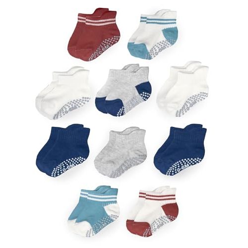 Fruit of the Loom Cotton Grip Socks for Baby and Toddler