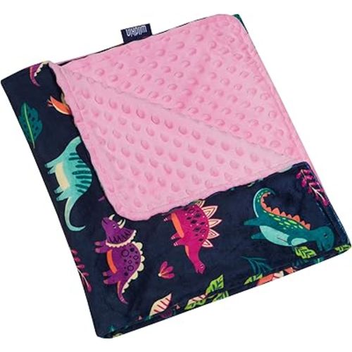 Wildkin Plush Baby Blanket – Soft & Cozy Comfort, Ideal for Toddlers, Travel & Daycare - Darling Dinosaur