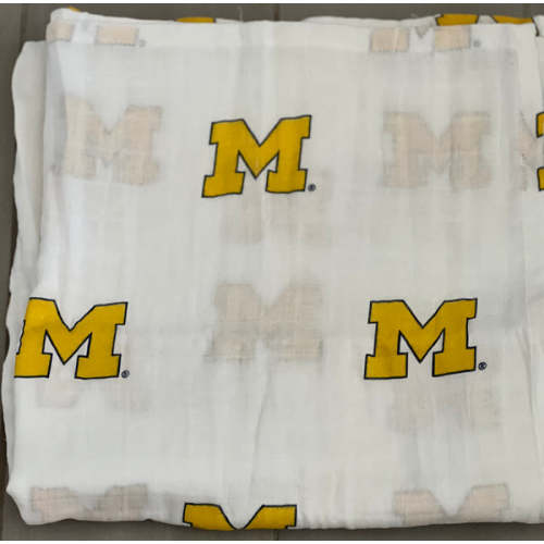 University of Michigan Swaddle Blanket – Three Little Anchors