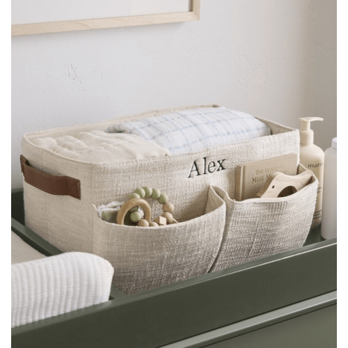Cotton Diaper Caddy