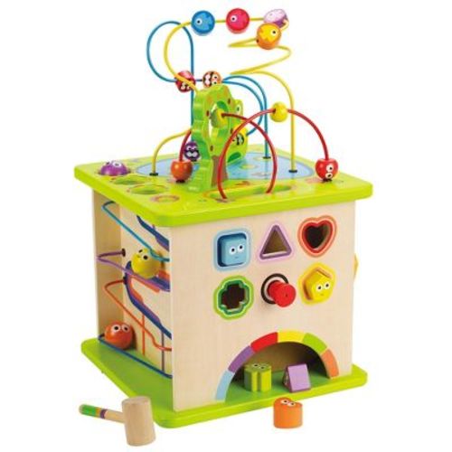Hape: Country Critters 5-Sided Wooden Play Cube