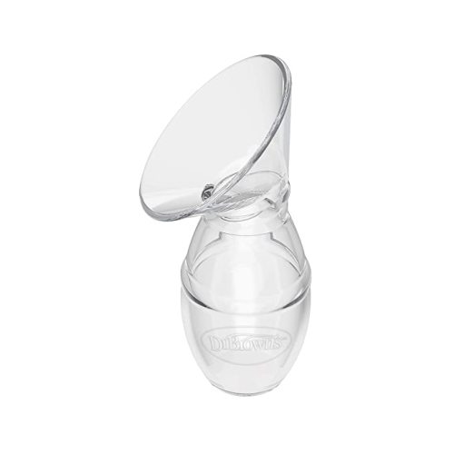 Dr. Brown's Silicone Breast Pump Breast Milk Catcher with Options+ Anti-Colic Baby Bottle & Travel Bag