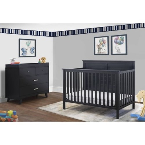 Sorelle Ashley 4-in-1 Crib - Midnight
