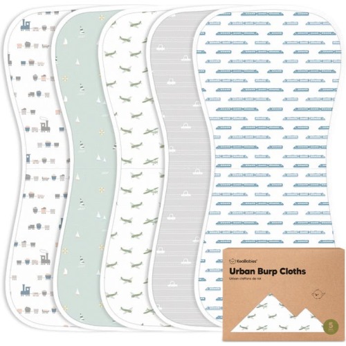 KeaBabies Baby Burp Cloths, Vessels