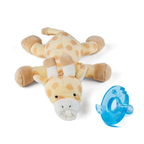 WubbaNub Detachable Pacifier - Giraffe: Plush Toy, Silicone, BPA-Free, Phthalate-Free