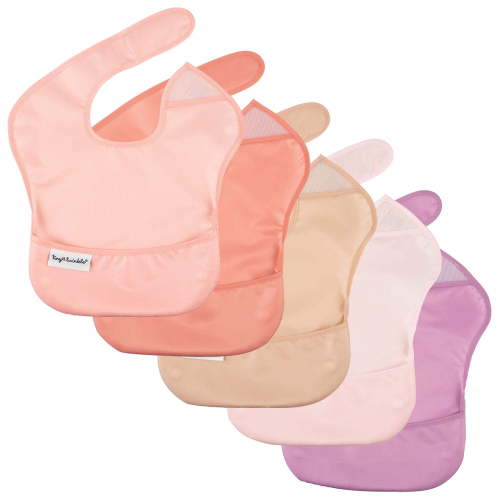 Tiny Twinkle Waterproof Baby Bibs, Multi-Pack for Ages 6-36 Months