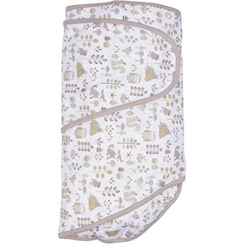 Miracle Blanket Baby Sleep Wearable Swaddle Wrap for Newborn Infant Boy or Girl 0-3 Months, Foxes