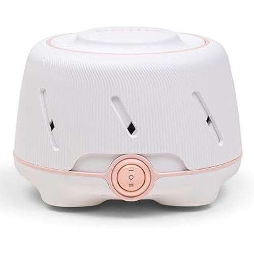 Yogasleep Dohm (White,Pink) The Original White Noise Machine, Relaxing Natural Sound From a Real Fan, Noise Cancelling For Office Privacy, Sleep Aid For Adults & Baby, Travel Size Pink Noise Machine