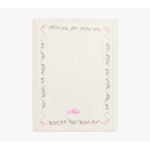 LoveShackFancy Hearts of Roses Knit Baby Gift Set