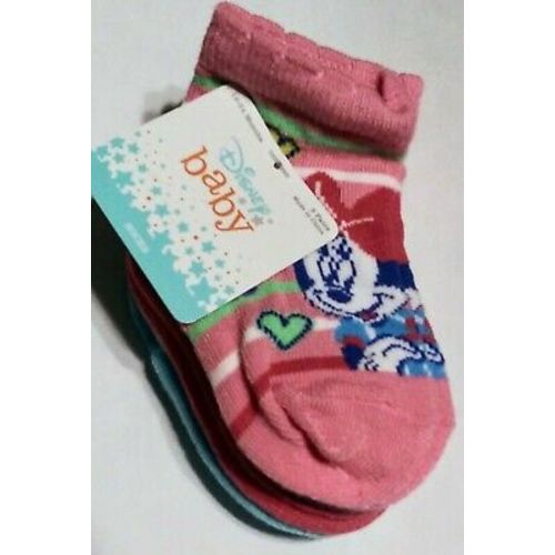 Disney Baby Minnie Mouse Girl 12-24 Months 5 Pair Socks Multicolor  | eBay