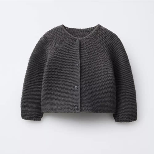 CHUNKY KNIT CARDIGAN - Grayish | ZARA United States