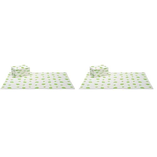Munchkin® Arm & Hammer Disposable Changing Pad, 10 Count, White/Green (Pack of 2)