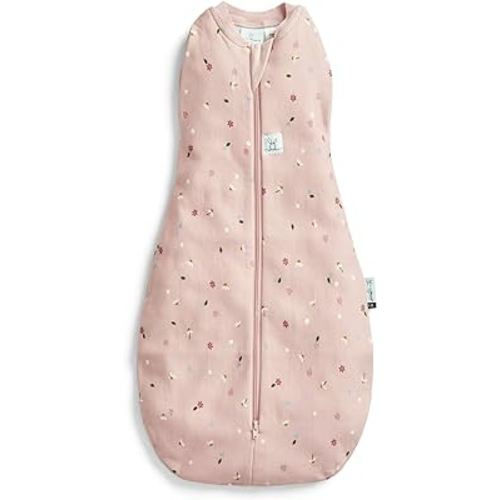 ergoPouch Cocoon Swaddle Sack 2.5 TOG - Baby Sleep Sack, Gentle Snug Fit Helps Calm Startle Reflex, Ideal for Arms In/Out Sleeping, Soft Breathable Fabric for Better Sleep (0-3 Months, Daisies)