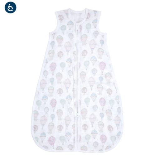organic cotton light sleep sack TOG 1.0 above the clouds | aden + anais