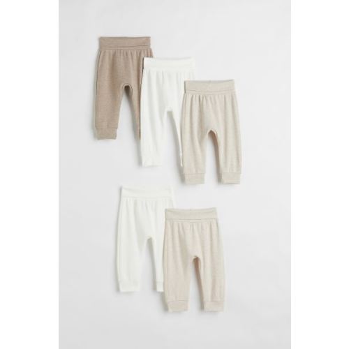 5-pack Cotton Pants; size: 4-6 months