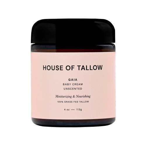 Gaia Unscented Organic Tallow Baby Cream | Gentle Skincare for Babies – House of Tallow
