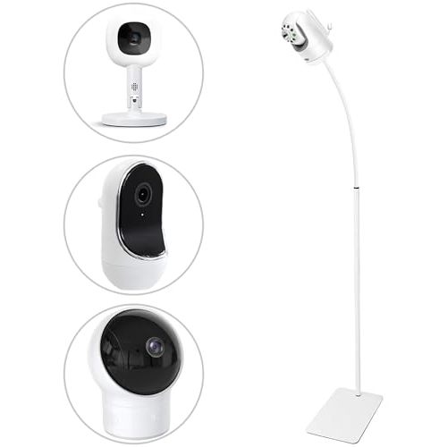 67" Adjustable Height Baby Monitor Floor Stand Holder for Infant Optics DXR-8 Pro,Nanit Pro,Eufy Spaceview, Spaceview Pro,Owlet Cam 2 Baby Monitor Stand，Also for Cameras with 1/4 Screw Mount